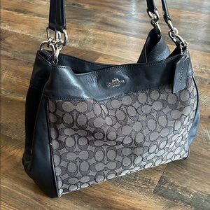 Coach Lexi Jacquard and Leather  Large Shoulder Bag G1757-F57612